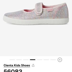 Cienta Mary Jane Rainbow Sparkle Shoes